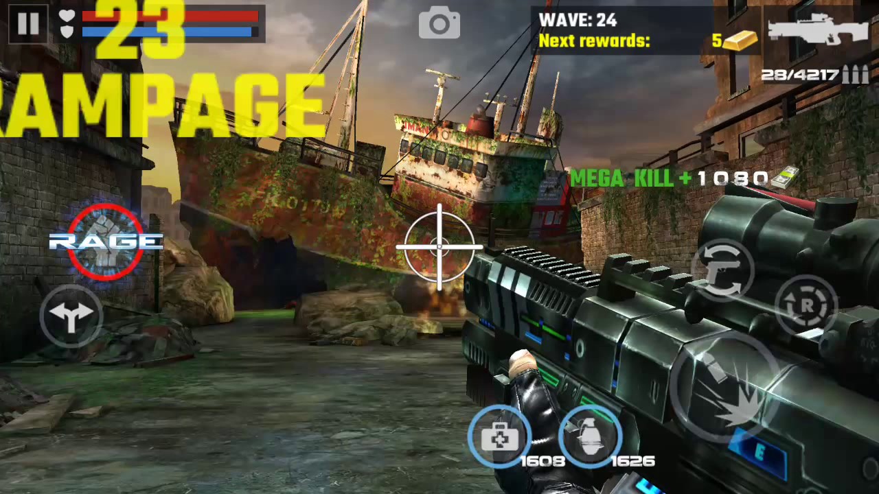 DEAD TARGET ZOMBIES UNSTOP PABLE WAVE TRICKS& & TIPS
