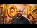 "10,000 مشترك! شكراً!