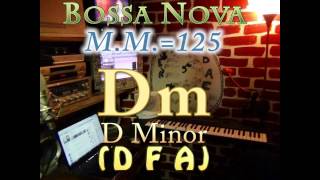 dm minor (d f a) bossa nova - m.m.=125 - one chord vamp