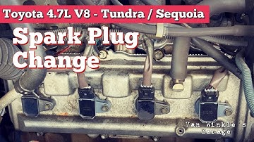 Spark Plug Change Toyota 4.7L V8 2UZ-FE | Toyota Sequoia Tundra