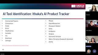 2026 WRLC Annual Meeting: AI Literature Review Tool Evaluation: A Guide for Librarians