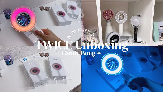 TWICE ペンライト CANDYBONG ∞ トレカ付き（【TWICE Unboxing】Candy 