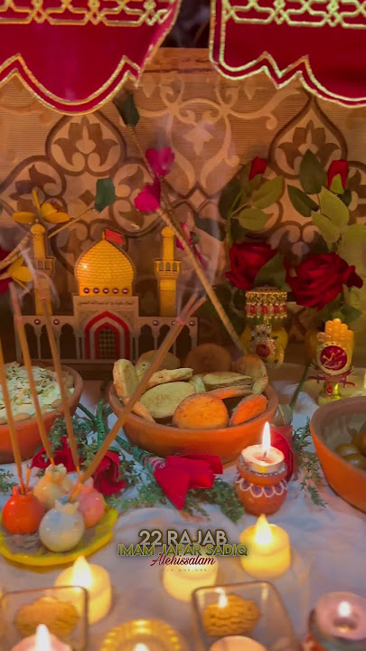 22 Rajab Niyaz Imam Jafar Sadiq Status #22rajab