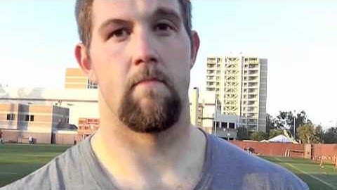 Kevin Graf post practice 3/20/12