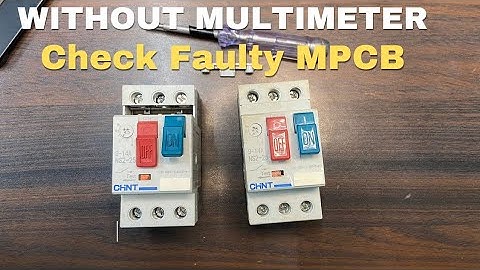 Test a Faulty Motor Protection Circuit Breaker || Bad MPCB @Mr.Electricdiy
