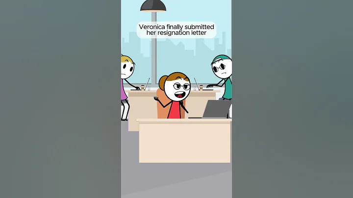 Veronica finally submitted her resignation letter. #manager #corporate #worklife #animation
