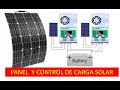 KIT solar - regulador de carga de energía solar MPPT PowMr 60 Amp- panel solar e inversor de voltaje