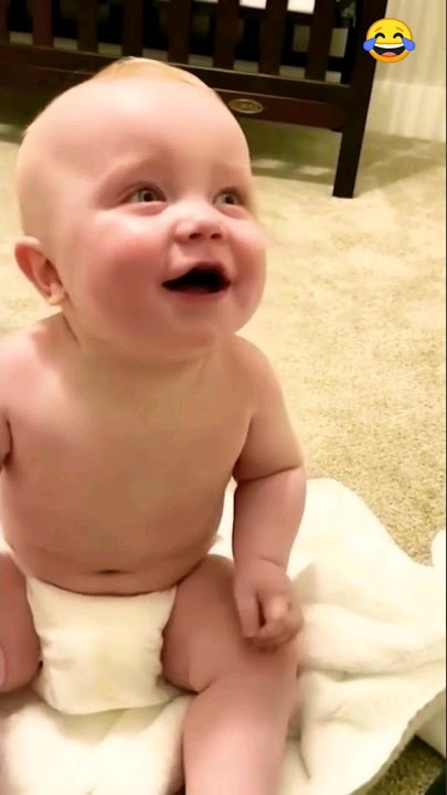 so cute baby laughing smile🤭💖😂