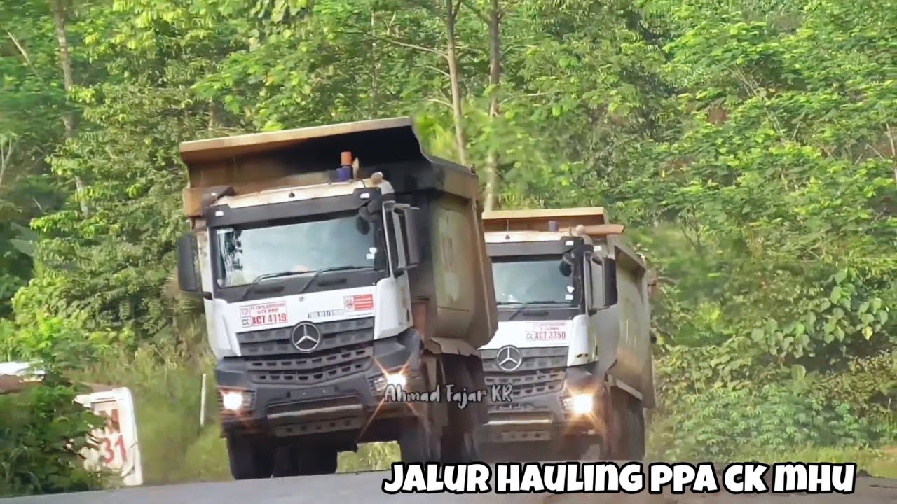 JALUR HAULING PADAT !!! Muatan Batubara Puluhan Ton, Hauling PPA CK MHU Coal