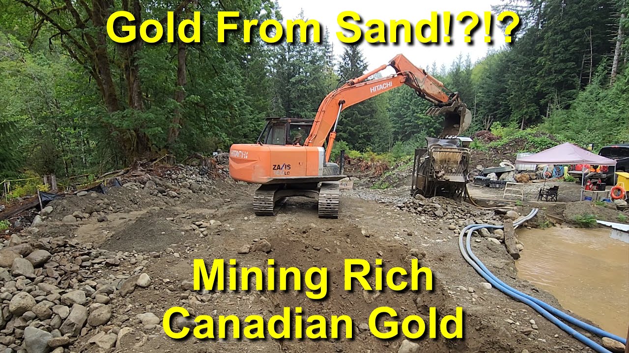 Mining Gold From Sand? Mining Rich Canadian Gold W/ ANDYTHRAXX YouTube