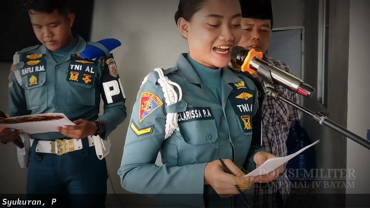 RANGKAIAN KEGIATAN POM LANTAMAL IV BATAM, MENYAMBUT HUT KE-78 POLISI MILITER ANGKATAN LAUT