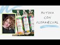 Curly Girl Method RUTINA CON FLORA & CURL ((MUY INTERESANTE))