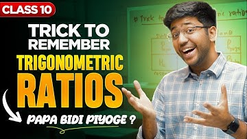 Trick To Learn Trigonometric Ratios 🤯 || Intro. to Trigonometry Class 10 th Maths || Shobhit Nirwan