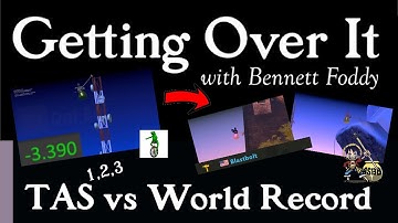 Getting Over It - Old and New TAS vs WR (Side by Side)