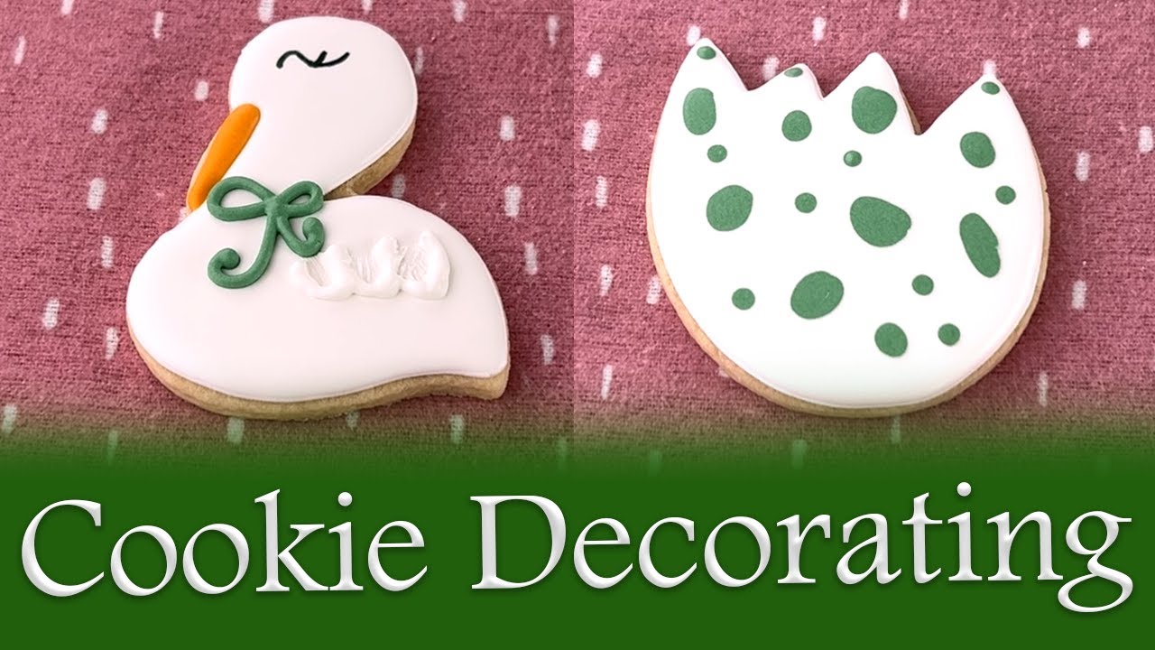 Icing Baby Shower Cookies with Music!