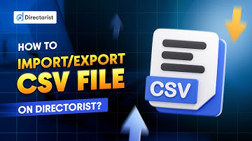 How to Import/Export CSV File on Directorist?