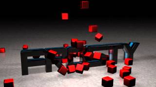 Cinema 4D falling blocks intro
