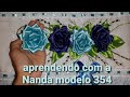 flor de cetim para toalhas modelo 354