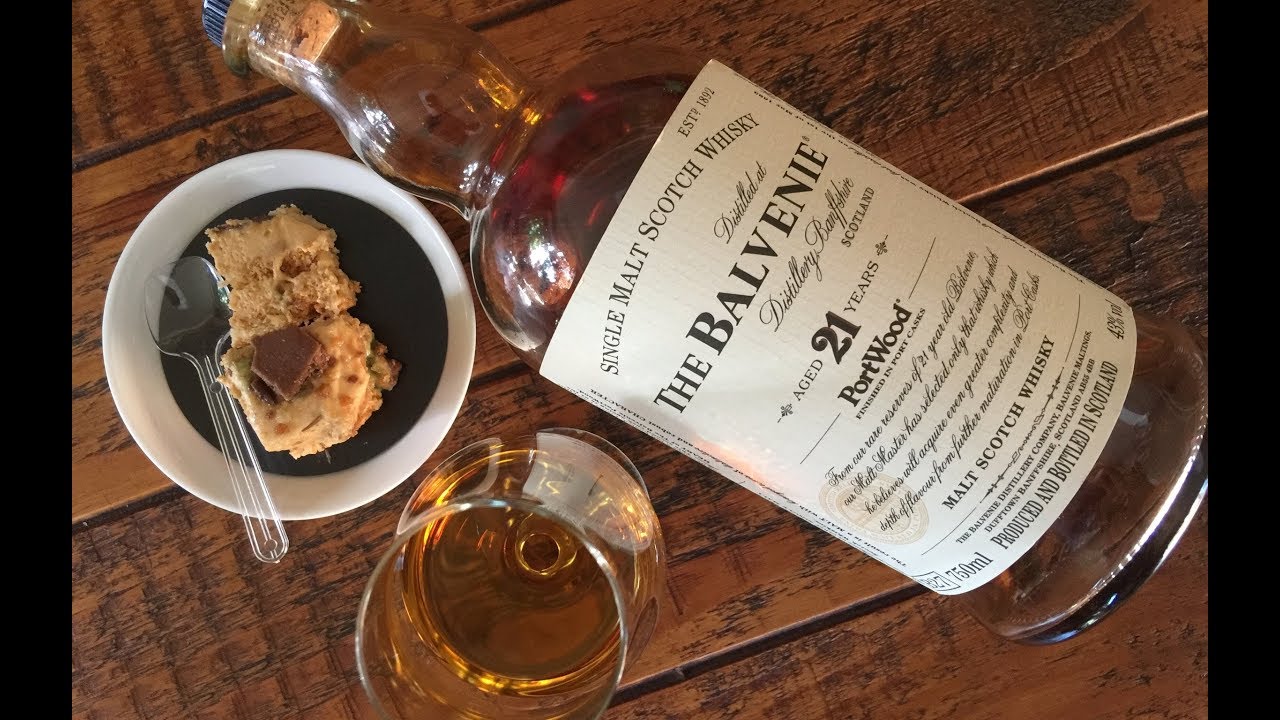Balvenie 21 Portwood 43%: Whisky Tasting & Food Pairing Review #138 -  YouTube