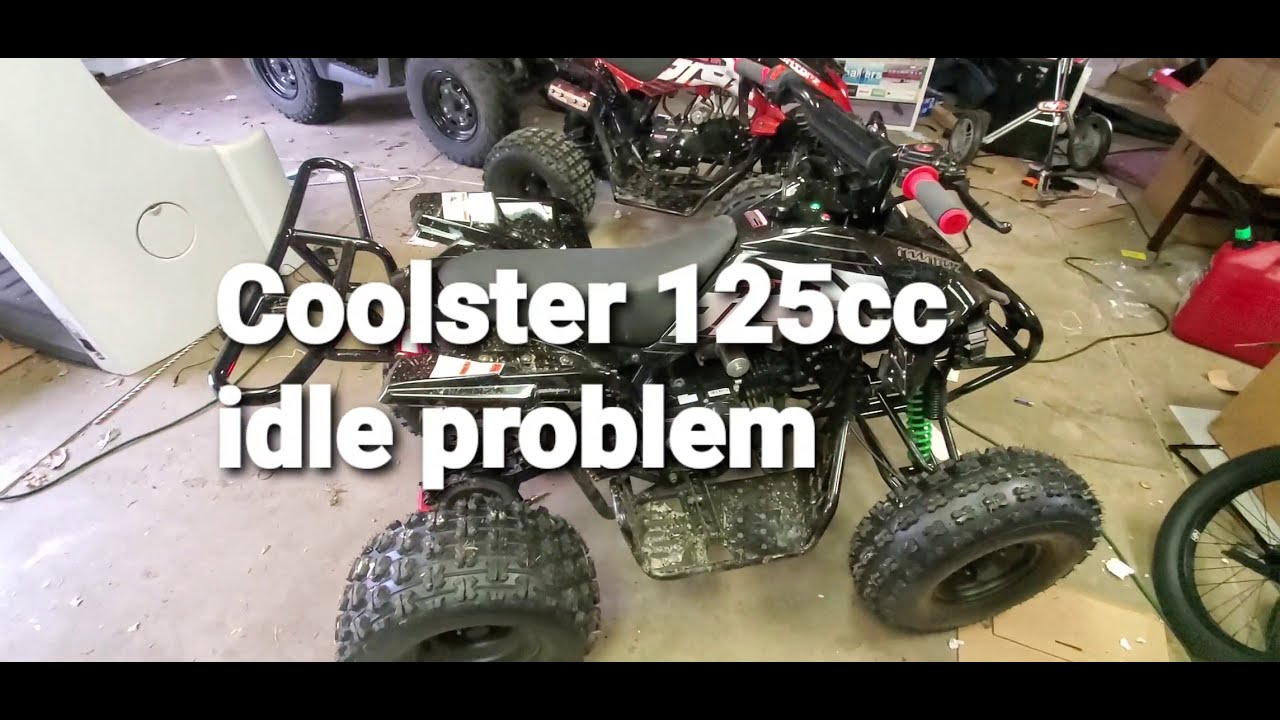 Fixing Coolster 125cc atv idle problem - YouTube