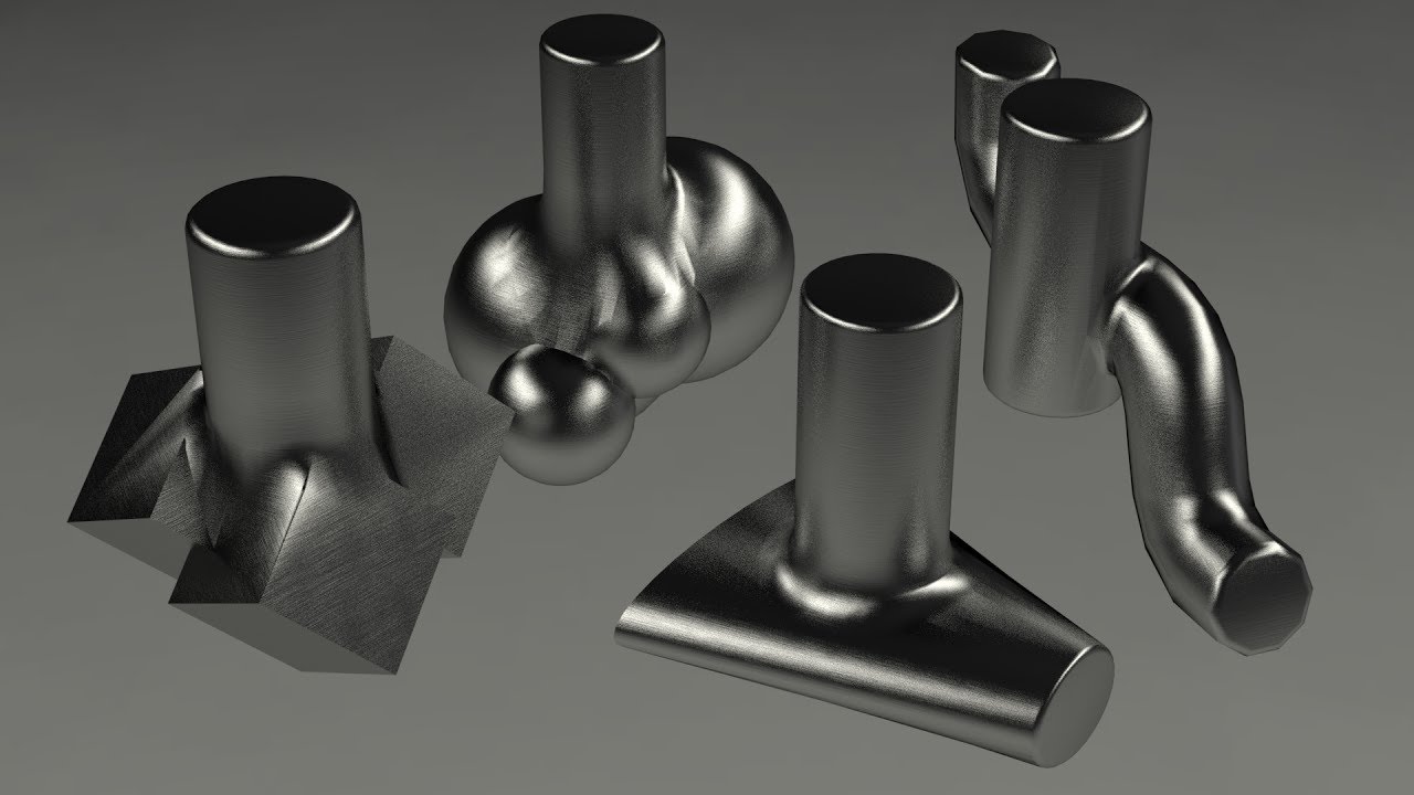 Blender3D - Parametric-like beveled edges (inverse fillet) between ...