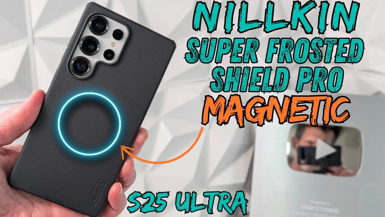 S25 Ultra Nillkin Super Frosted Shield Pro Magnetic Case Review Thin Drop Protection w MagSafe Ring