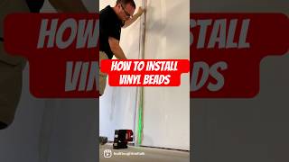 How to install vinyl beads for drywall #tools #diy #tipsandtricks @builttoughtooltalk