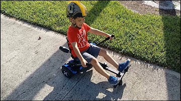 Hover 1 go cart hoverboard attachment with Fog and sound