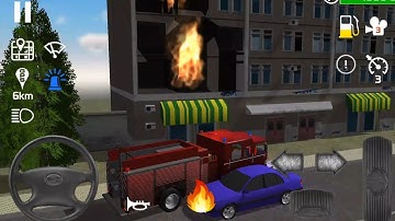 Fire Engine Simulator - Apartment Trash Can Fire Gameplay Walkthrough Part 4 (ios Android)