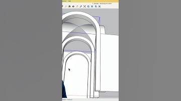 Intersect Faces for Vaulted Ceiling #sketchup #shorts