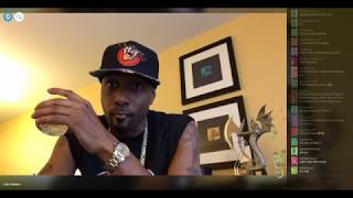 Krayzie Bone Periscope 20180624 Pre-Show Vamp Practicing Some Old Verses