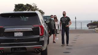 Arnold Schwarzenegger and his daughter Christina grab a bite at Nobu in Malibu, CA