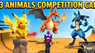 3 animal car competition😍 #video #gameplay  screenshot 1