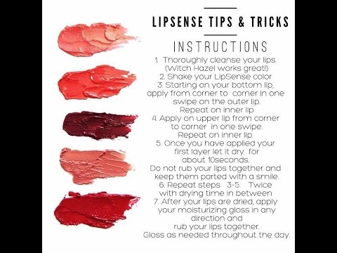 LIPSENSE How-To's and Tips &amp; Tricks - YouTube