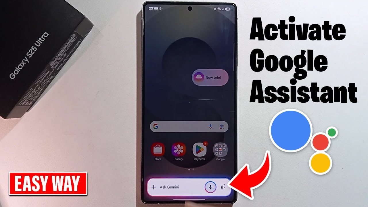 Galaxy S25/Ultra S25+ : How to Activate Google Assistant on Samsung ...