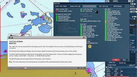 JRC  JAN 901/701B/2000 ECDIS SPECIFIC TYPES OF ALERTS, LIST OF ALERTS, ALERT HANDLING..ECT