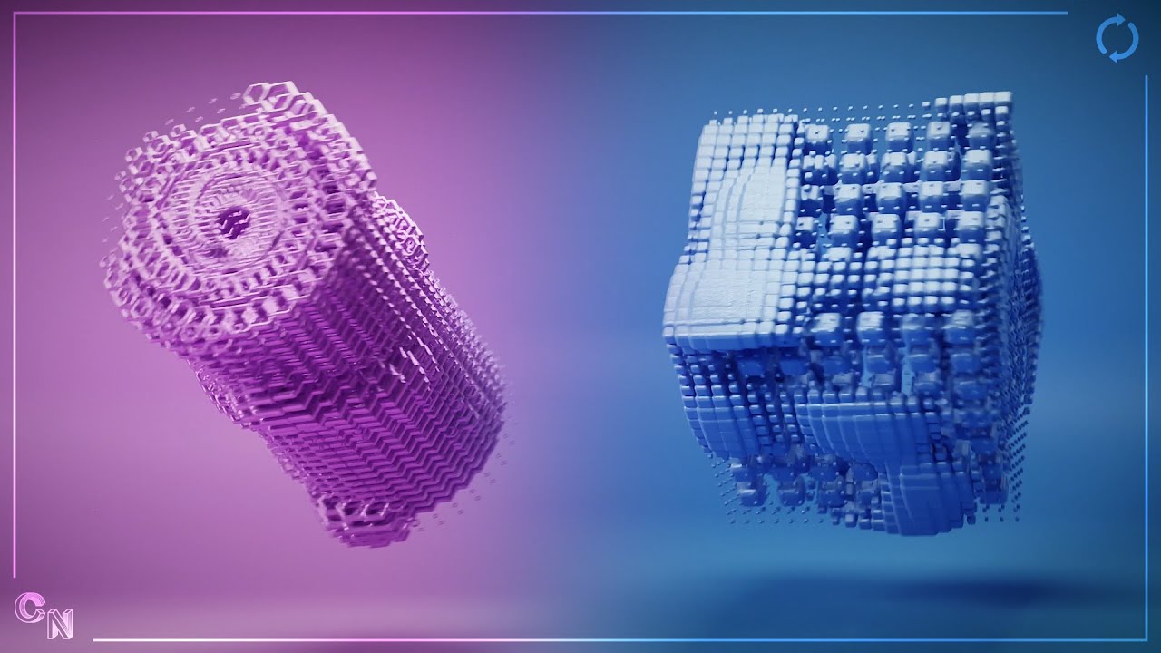 Dynamic Shapes | 3D Animated Loops - YouTube