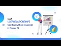 DAX USERRELATIONSHIP function with an example in Power BI