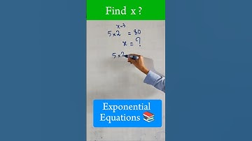 Find X? #shorts #math #exponential #equations