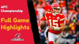 Chiefs vs titans - afc championship highlights