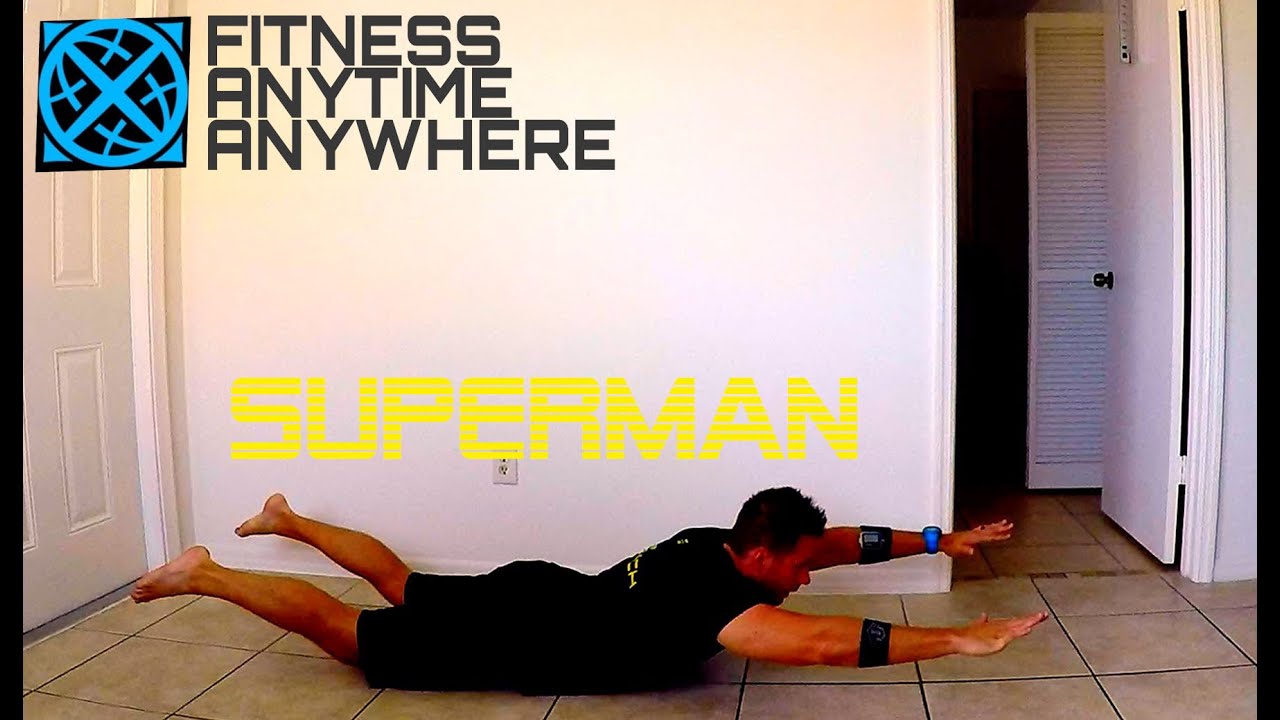 Superman Exercise - How To - Tutorial - YouTube