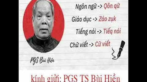 Nhạc chế tiếng Việt mới gửi cho ông PGS-TS Bùi Hiền