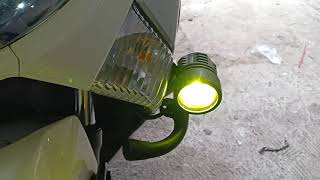 Cara Pasang Lampu LED Sorot Tembak Strobo Di Motor