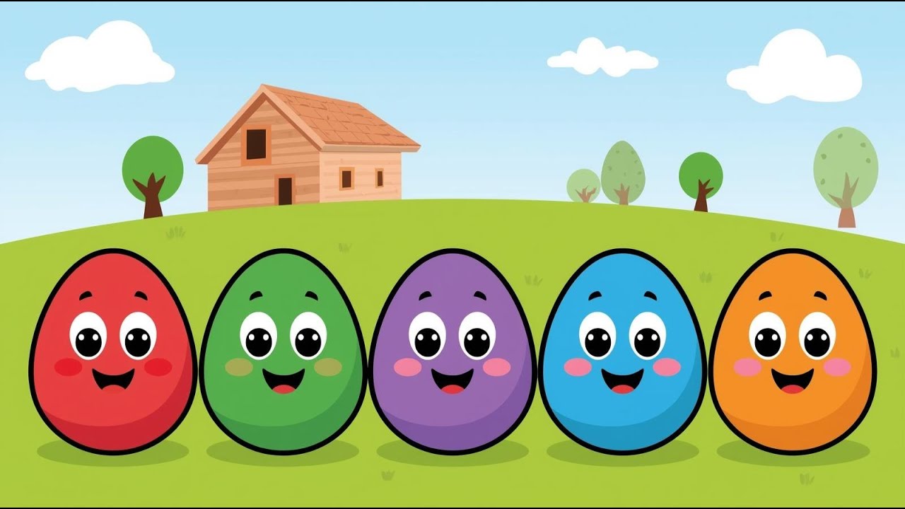 Learning Colors and Numbers Song | Colorful Eggs | Nursery Rhymes & Kids Songs