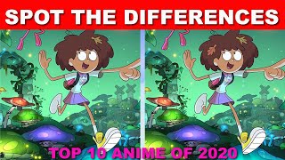 TOP 10 BEST ANIME SERIES OF 2020 || SPOT THE DIFFERENCES WITH ANSWERS || ANIME PICTURE PUZZLE screenshot 5