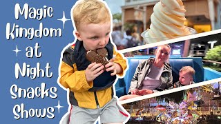 Disney World with a Toddler 2024 | Day 4 | Part 3 | Snacks, Shows, Magic Kingdom at Night @HappilyEverettAfter