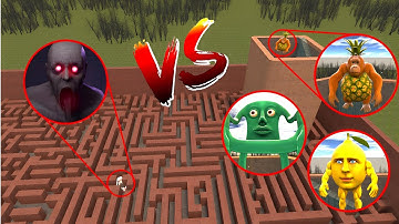 TUNG TUNG SAHUR VS SONIC VS  SCP 096 IN GARRY