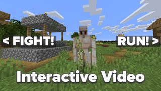 Minecraft Interactive Video - Go Find A Village (Choose Your Own Adventure)