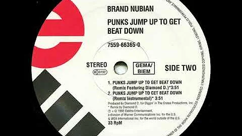 Brand Nubian Ft. Diamond D. - Punks Jump Up To Get Beat Down (Remix) (Dirty) (1992) (HD Audio)
