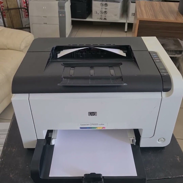 HP Color LaserJet Pro CP1025. Кольоровий лазерний принтер - YouTube